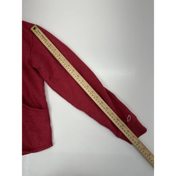 League Collegiate Womens Sweatshirt Size Small Ole Miss Red 1/4 Zip Pullover - Picture 9 of 11